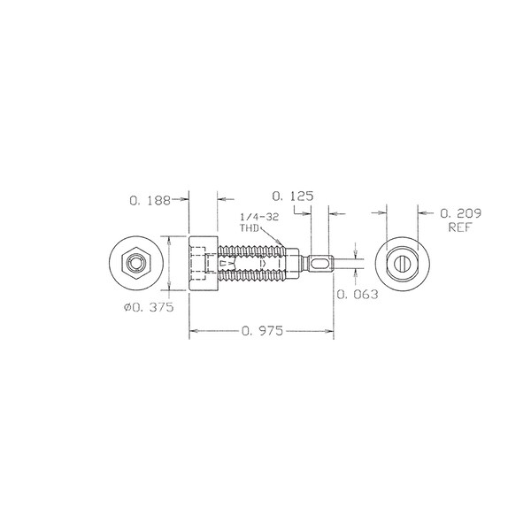 Concord Electronics PANEL JACK-PLASTIC THRD BRIGHT ELECT-TIN PLTD, 09-9184-1-04410-1000 09-9184-1-04410